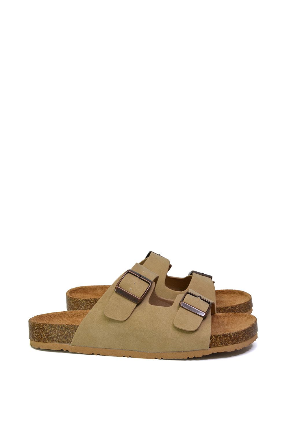 XY London 'Star' Double Strap Buckle Up Summer Slip On Flat Sandals image 2