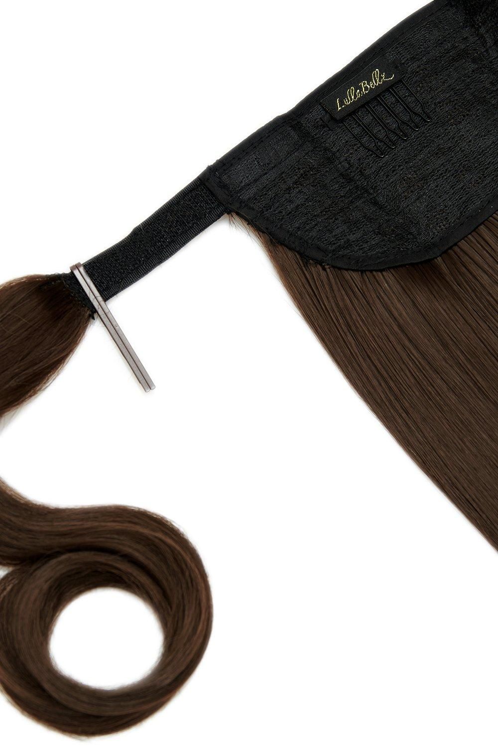 Lullabellz Grande 26" Straight Wrap Around Pony Choc Brown image 2