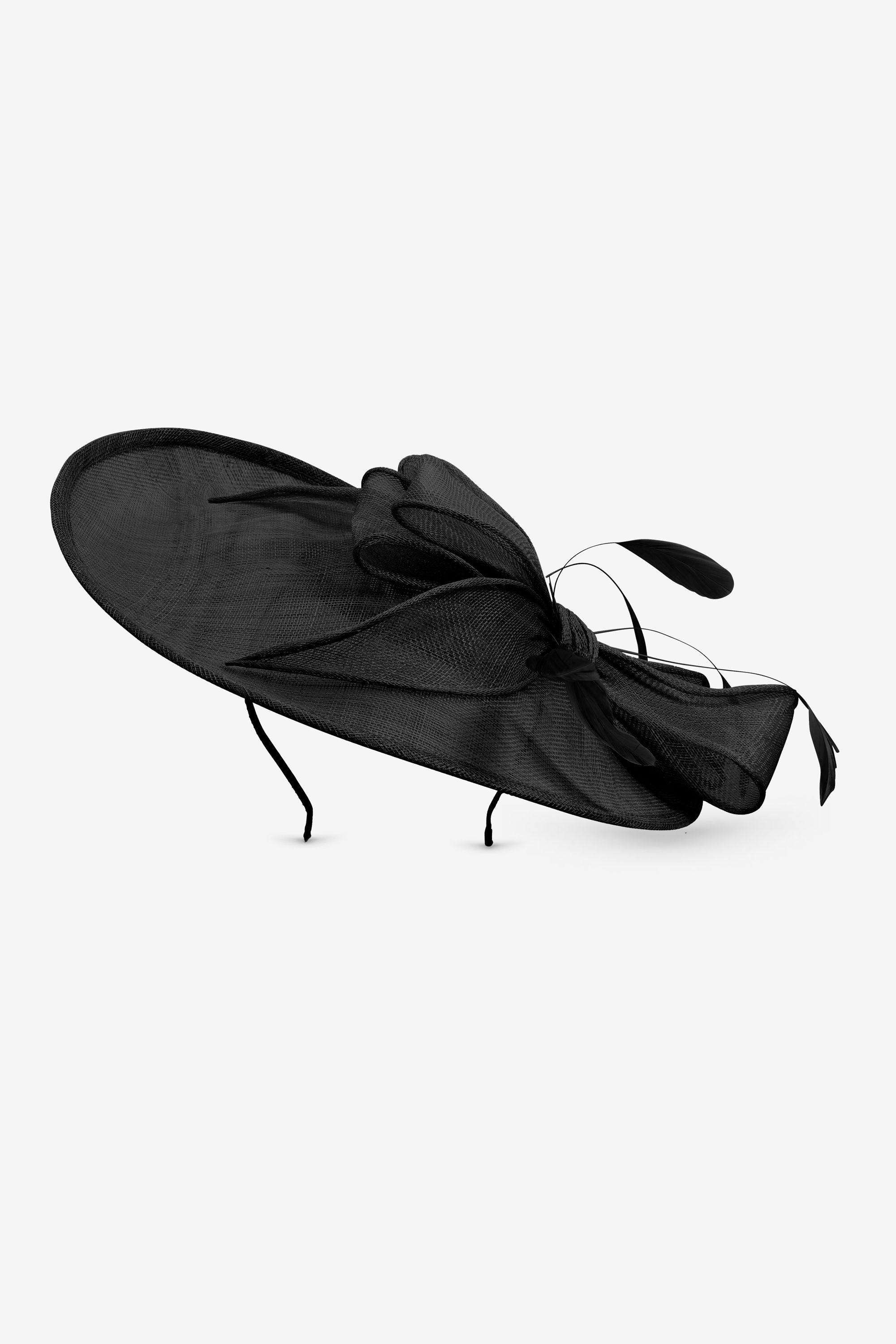 Jon Richard Jet Large Bow Hat Fascinator