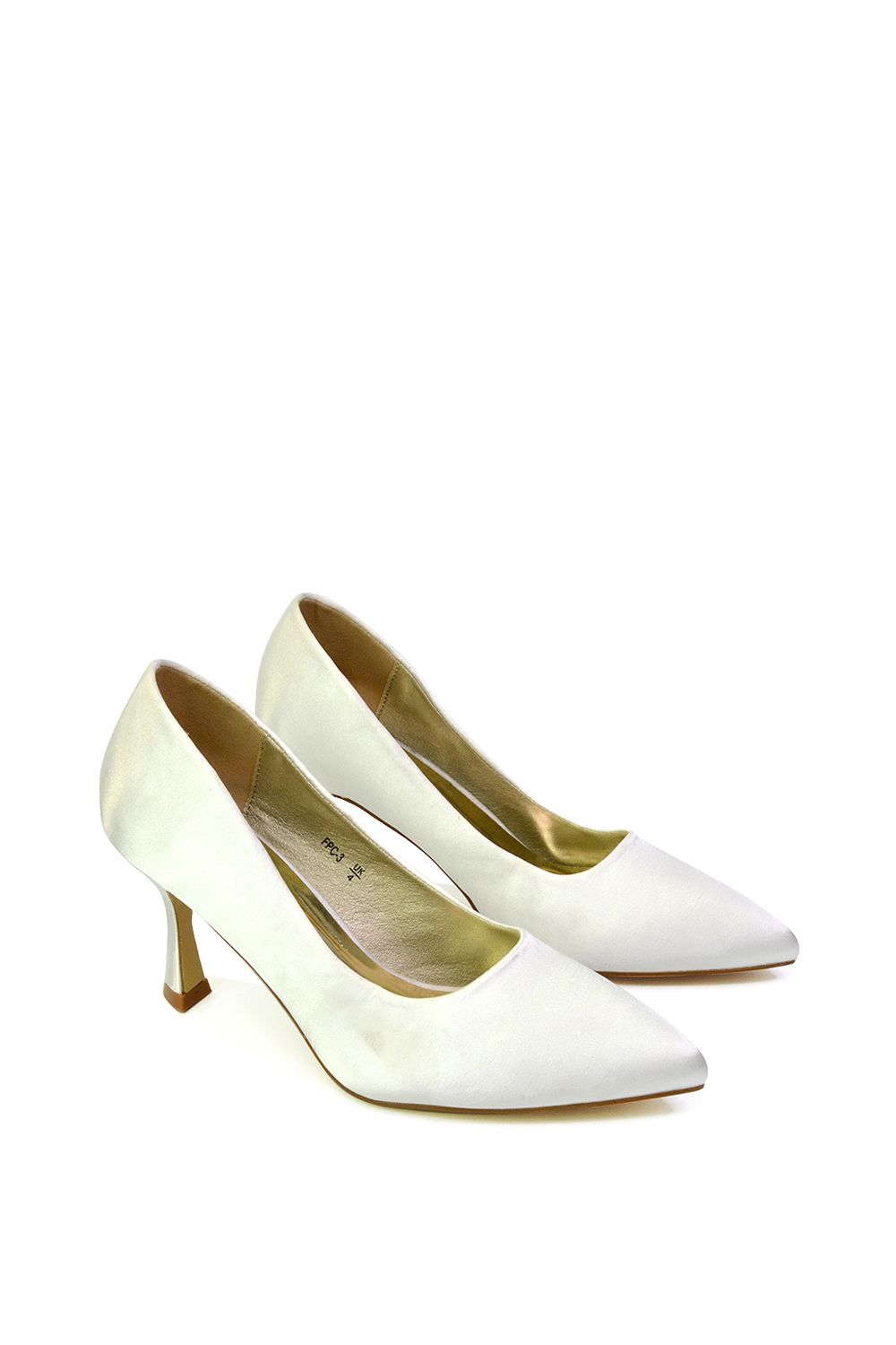 XY London 'Romi' Pointed Toe Court Shoes Mid Stiletto Heels image 5