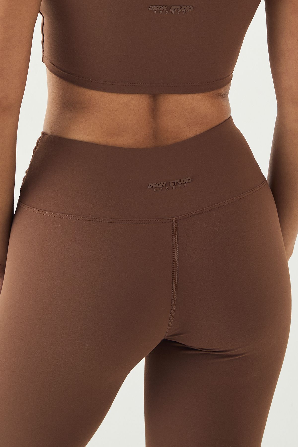 DSGN Studio DSGN Studio Ultra Sculpt Ruched Waist High Waist Legging Mocha image 4