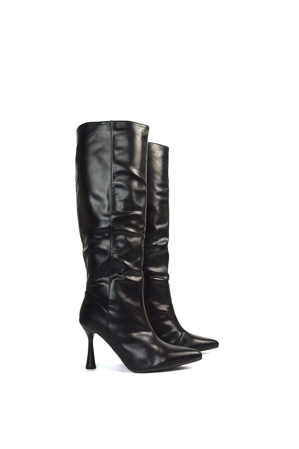 XY London 'Isabel' Stiletto High Heel Pointed Toe Knee High Boots image 6