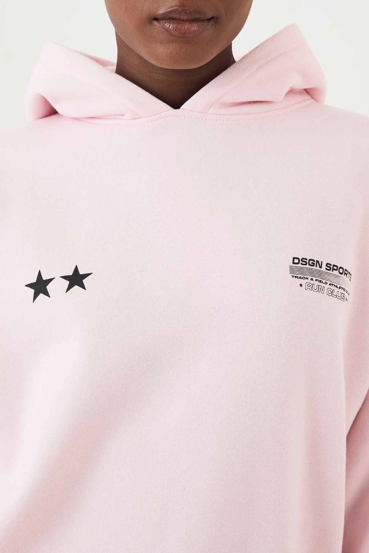 DSGN Studio DSGN Studio Sport Oversized Hoodie Marshmallow Pink image 4
