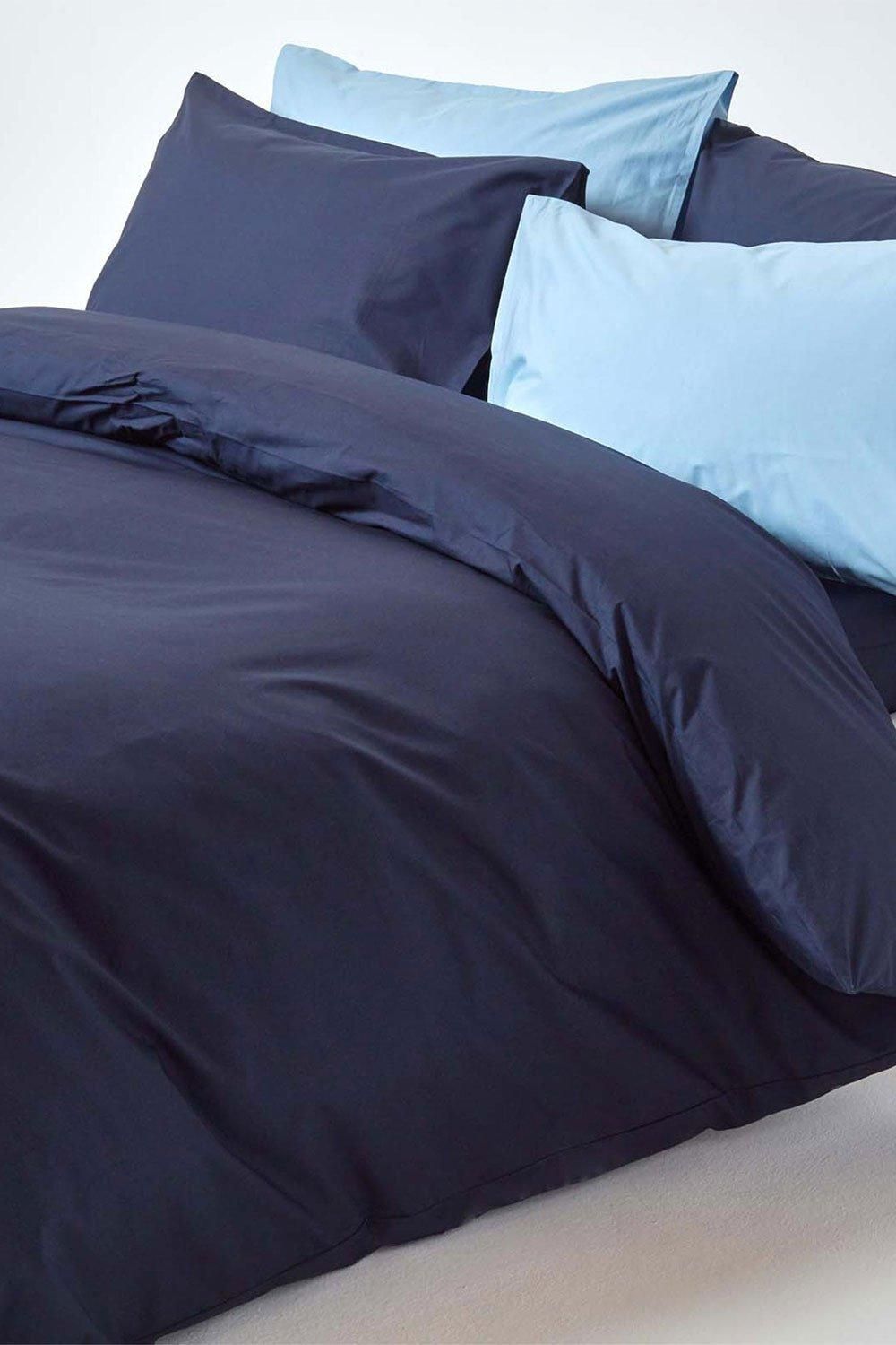 Homescapes Egyptian Cotton Duvet Cover with Pillowcase, 200 TC image 5