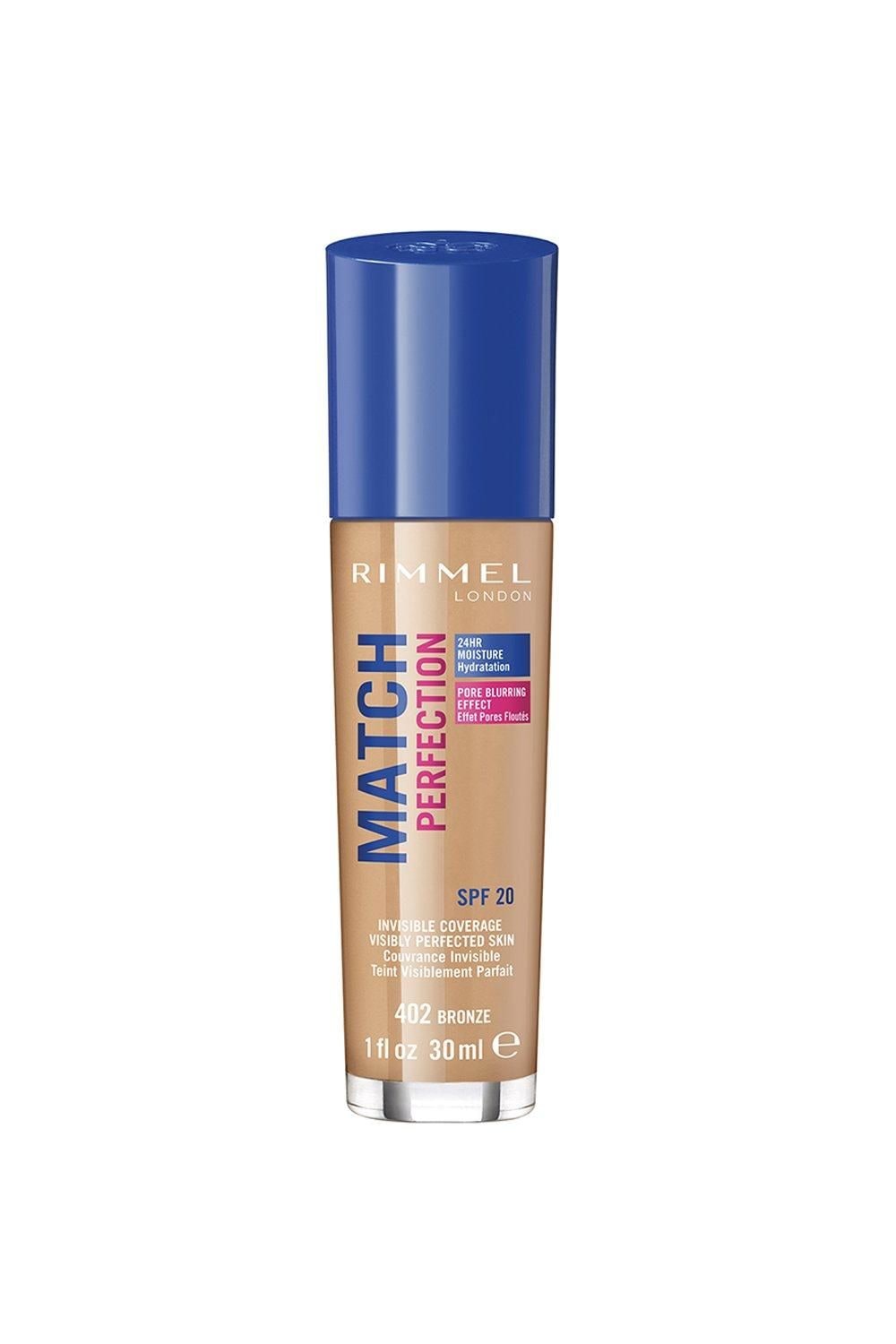 Rimmel London Match Perfection Foundation Bronze 402 image 1