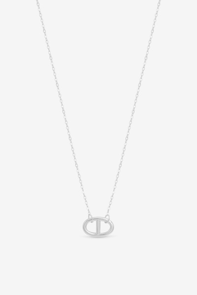 Simply Silver Sterling Silver 925 Interlink Heart Necklace