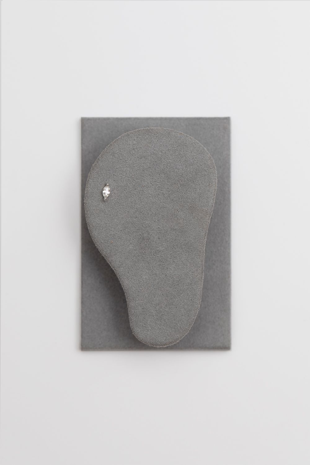 Inicio Silver Plated Recycled Cubic Zirconia Mini Navette Stud Earrings - Gift Pouch image 3