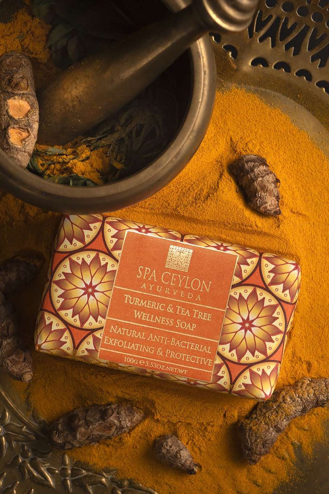 Spa Ceylon Turmeric & Tea Tree - Wellness Soap-100g image 2