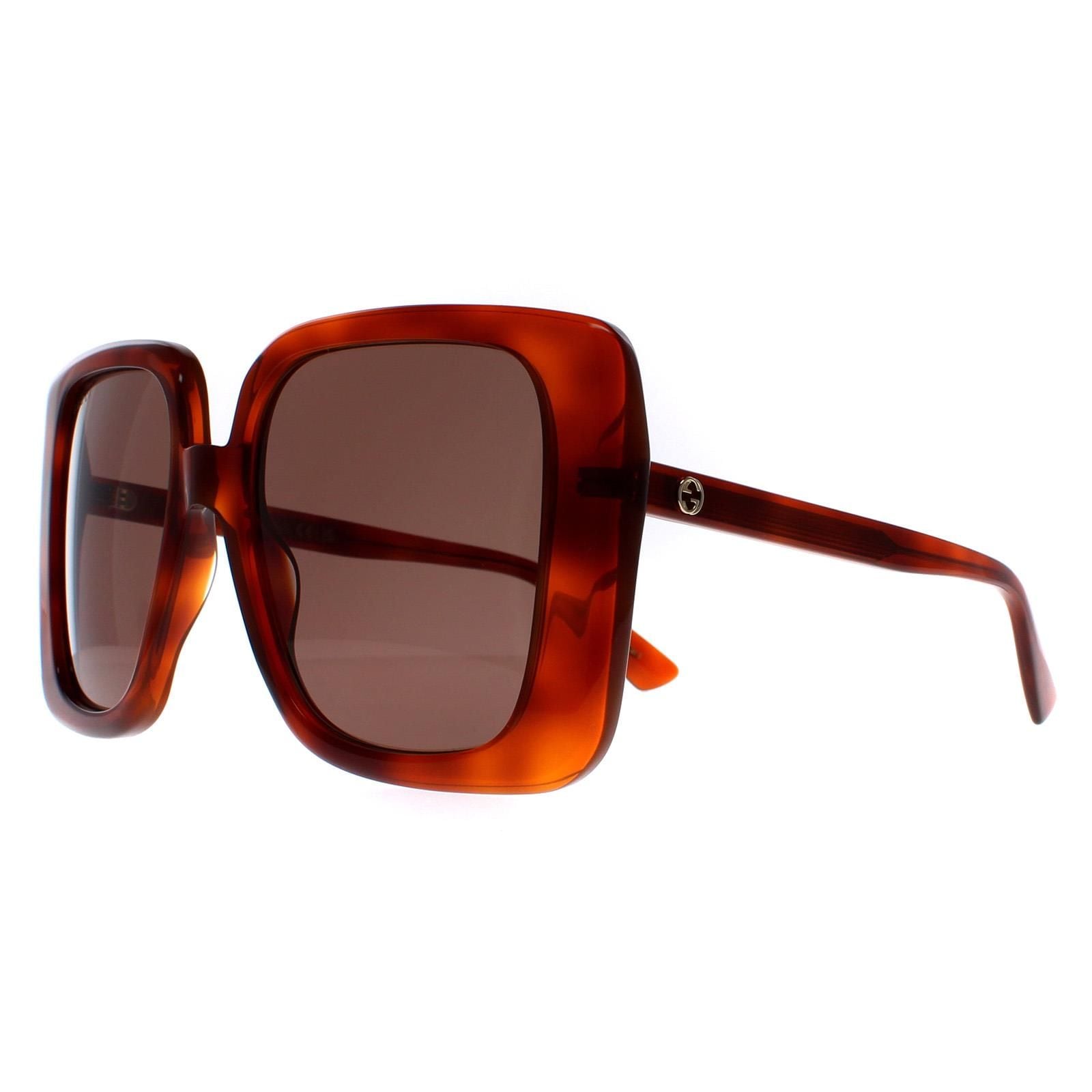 Gucci Square Havana Brown GG1314S image 2