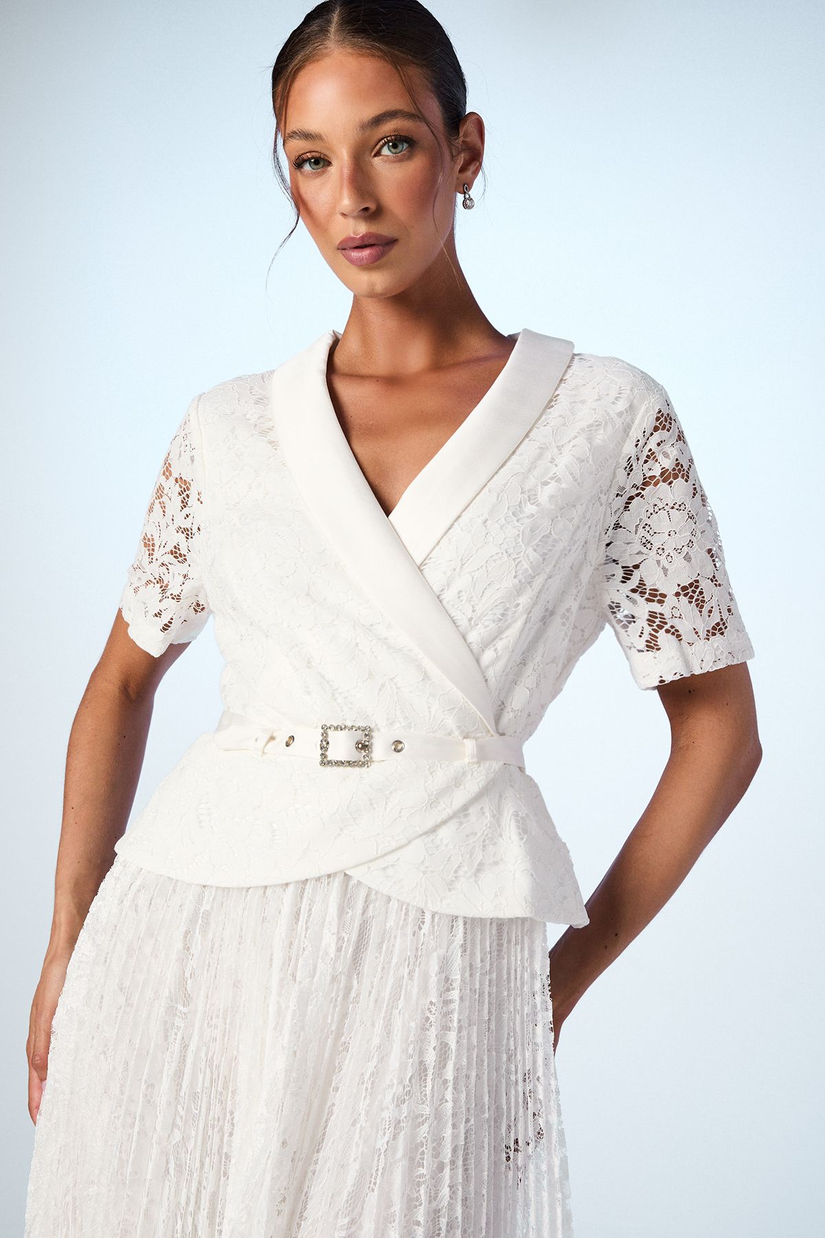 Coast Lace Two In One Jacket Wedding Dress Ivory image 4