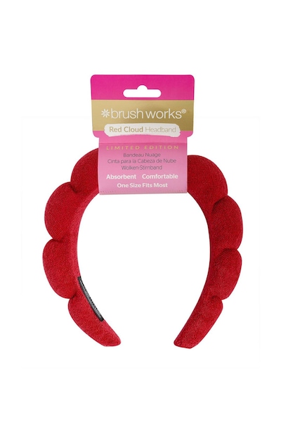 Brushworks Limited Edition Cloud Headband Red