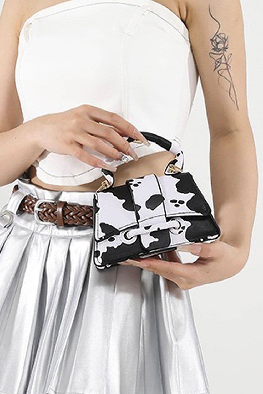 XY London 'Felicia' Mini Handbag with Crossbody Strap and Magnetic Closure image 1