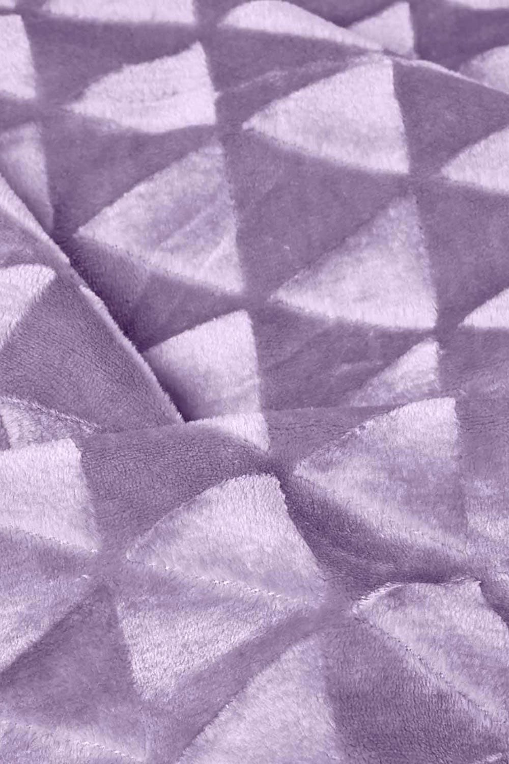 Homescapes Geometric Triangle Velvet Throw image 4