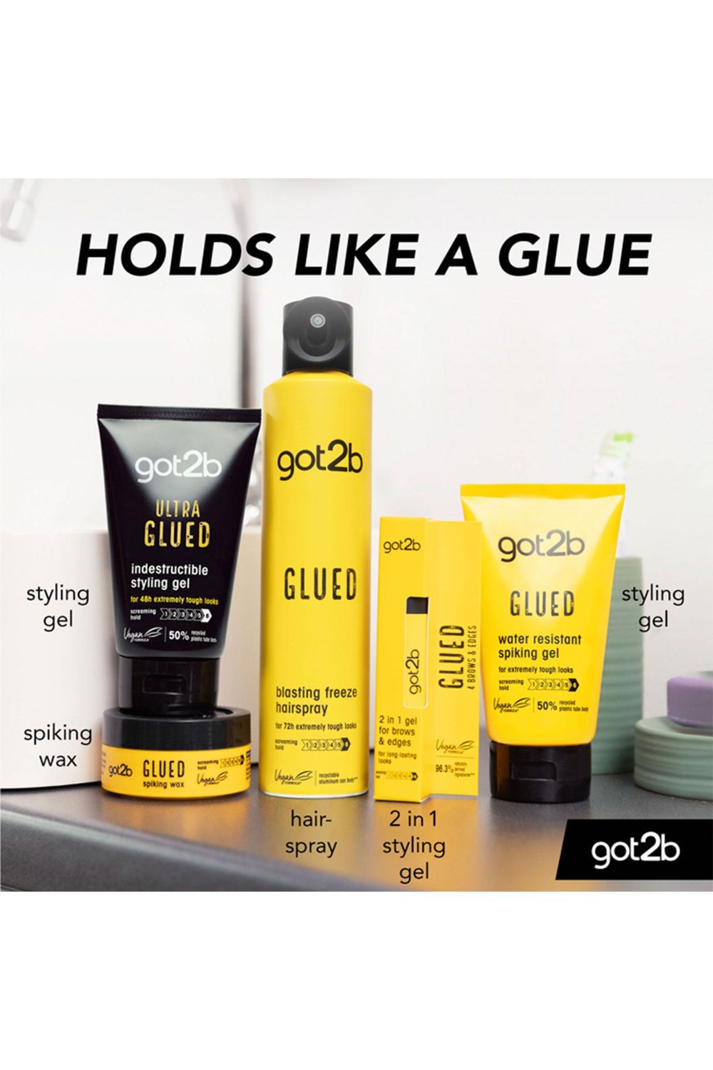 Schwarzkopf Glued Blasting Freeze Hair 'Spray' with Ultimate Hold 300ml,6pk image 5