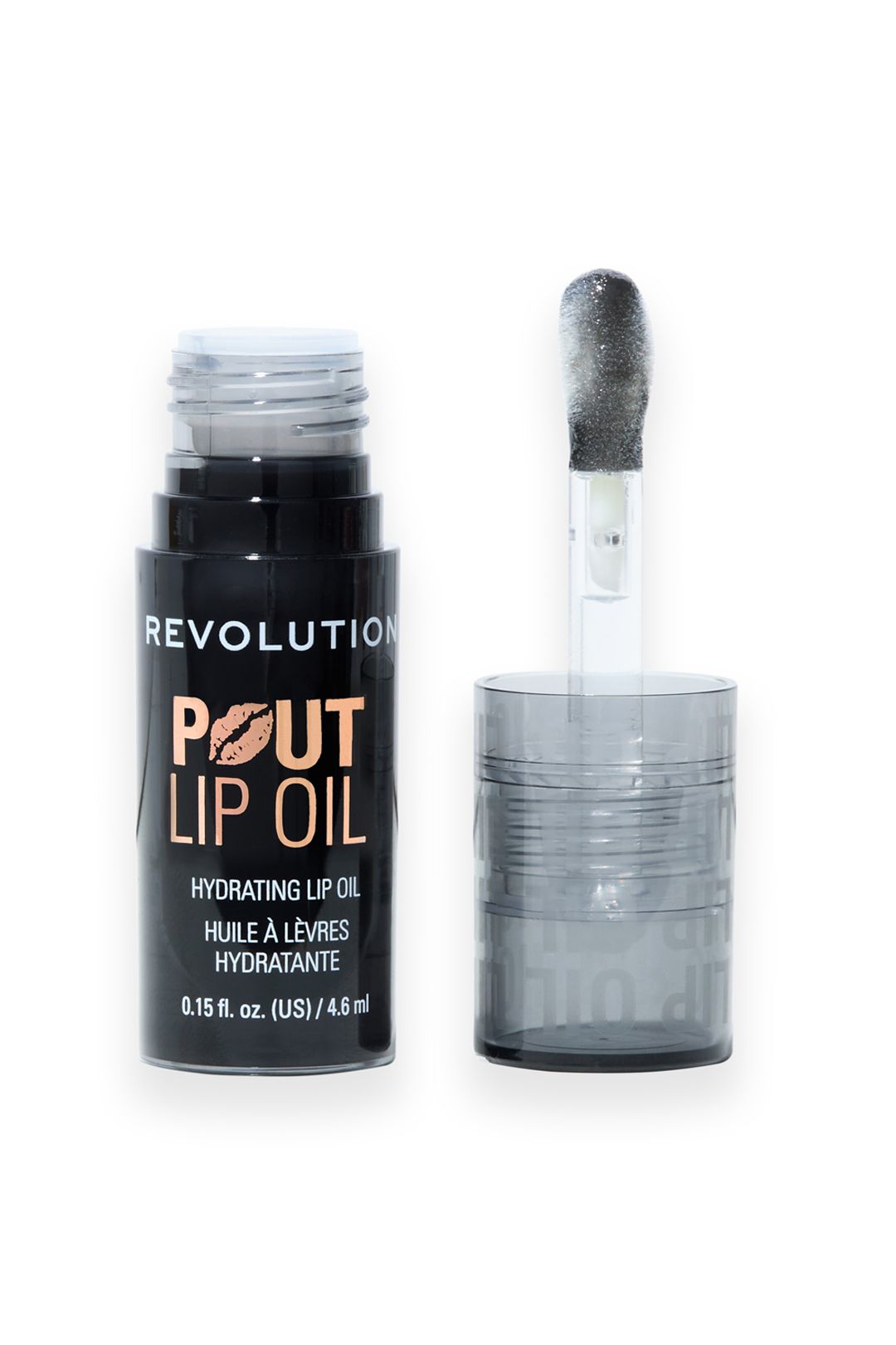 Revolution Pout Lip Oil 4.6ml Midnight Black image 2