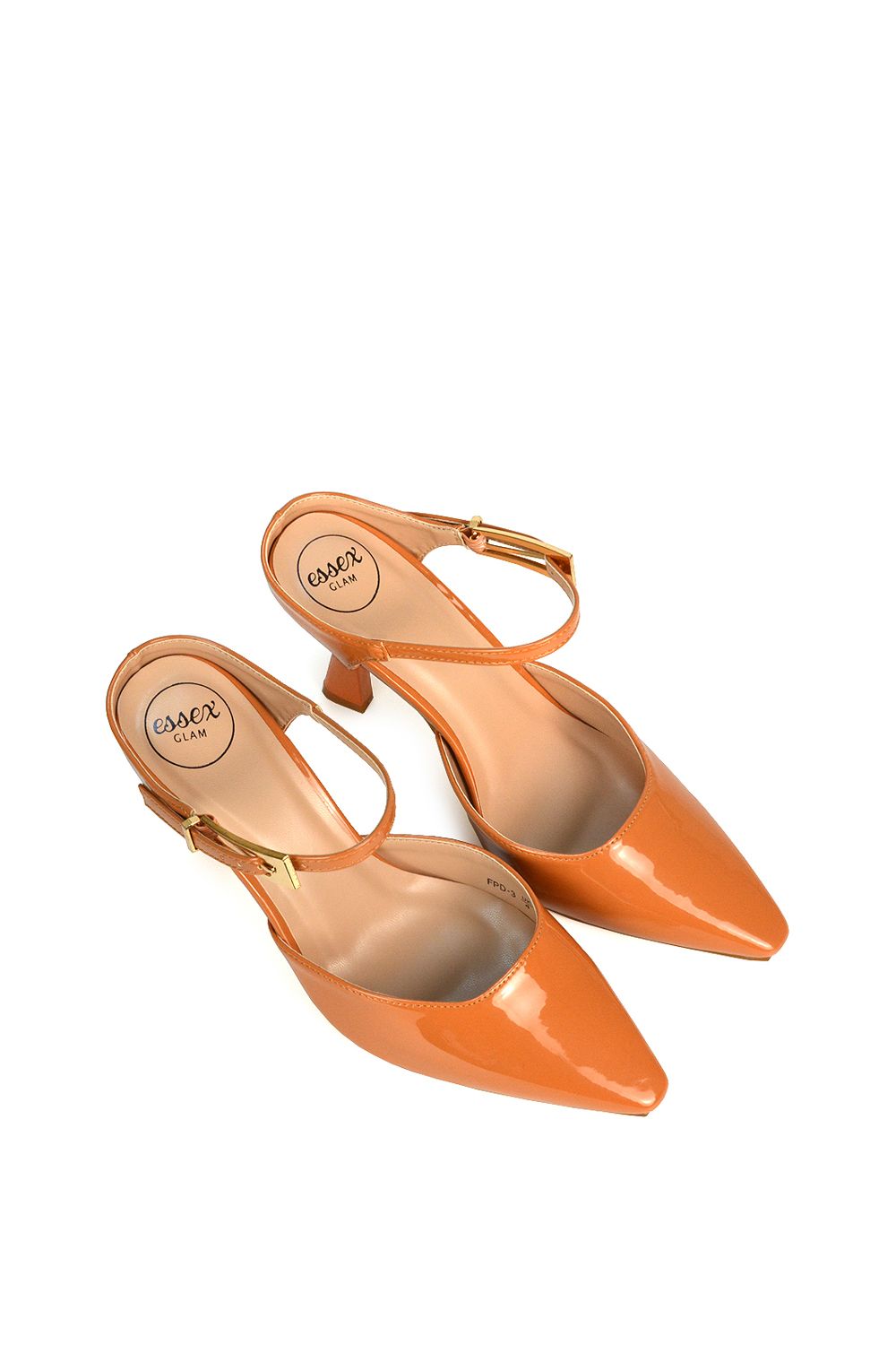 XY London 'Daisy-May' Stiletto High Heel Slip On Pointed Toe Court Shoes image 4