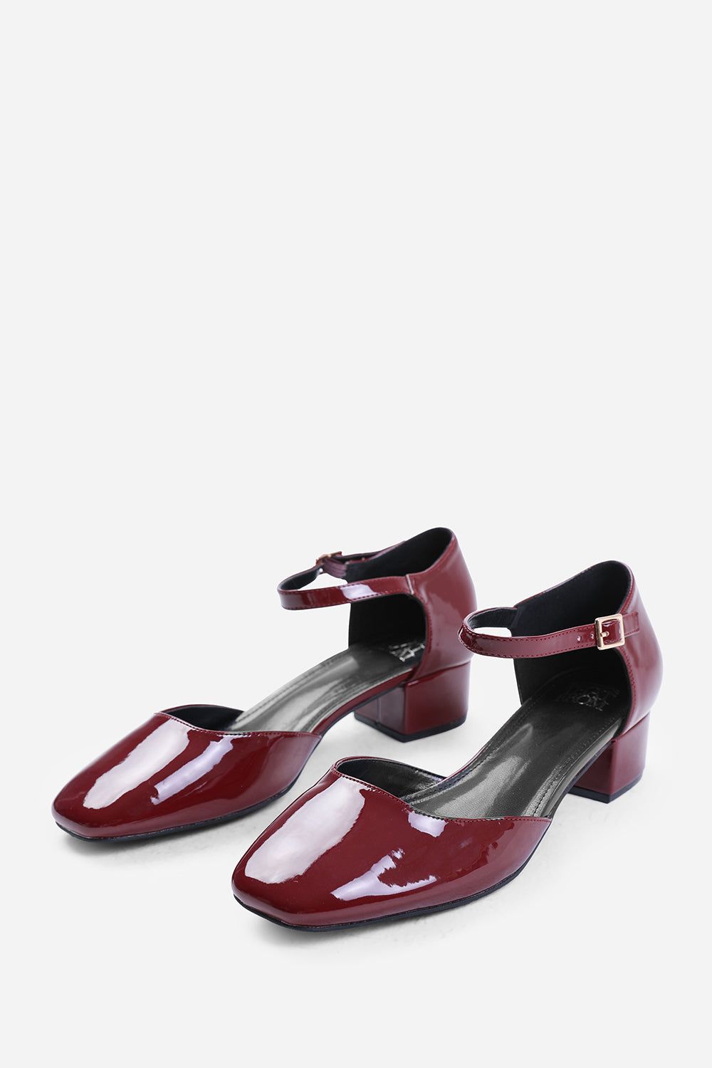 Where's That From 'Peony' Square Toe Low Block Heel With Strap image 3