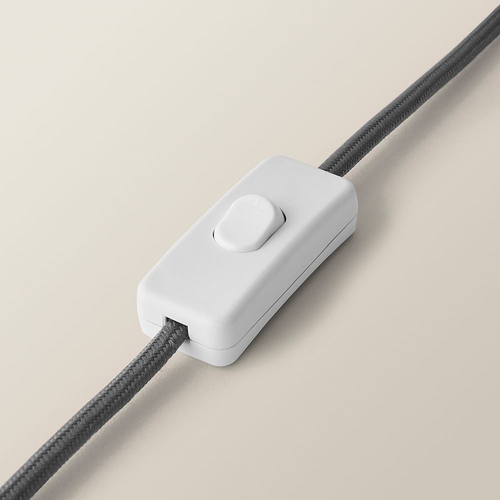 ValueLights Blair Natural Linen Shade Hand Finished Ceramic Stonewear Table Lamp with Bulb image 5