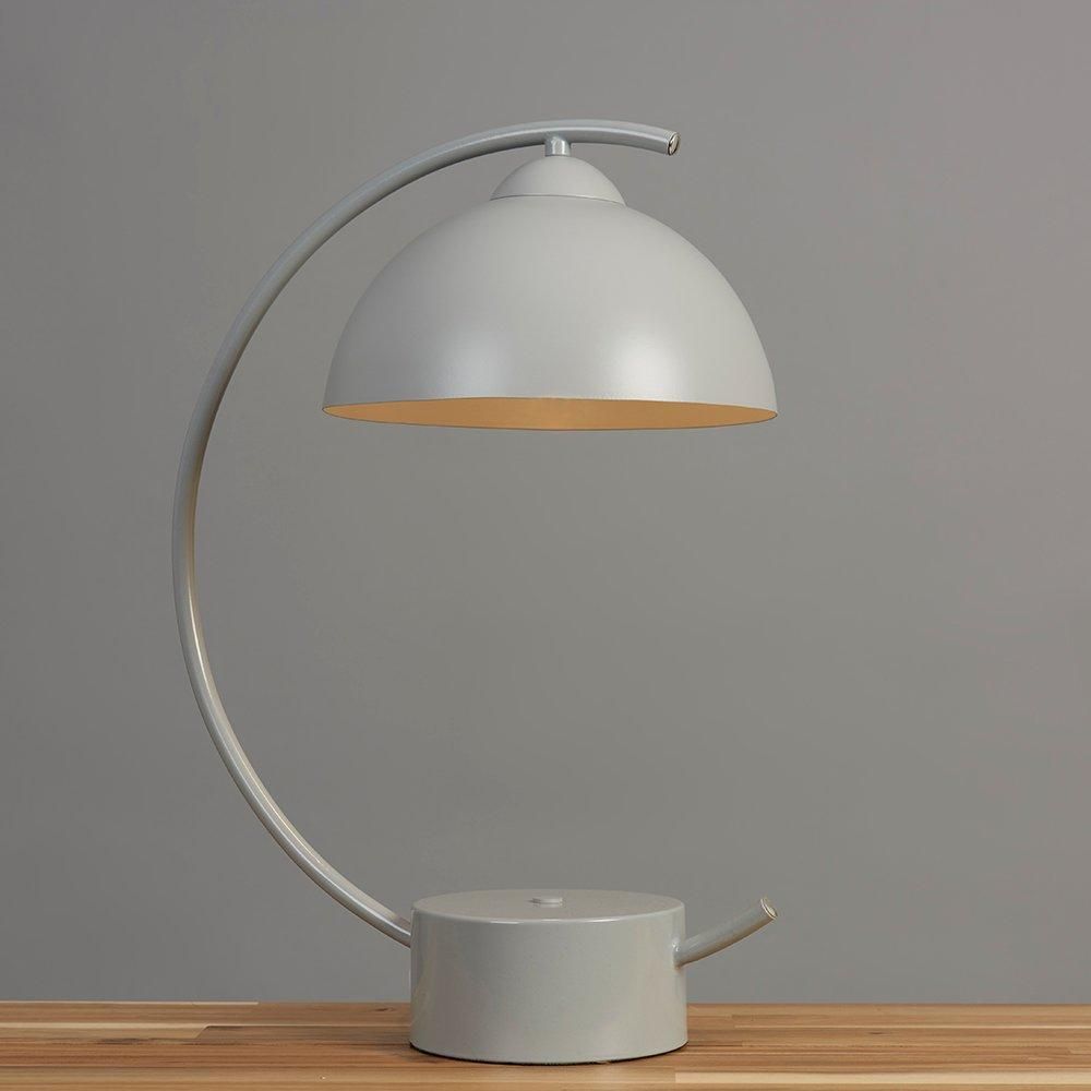 ValueLights Lua Cool Grey Table Lamp image 1