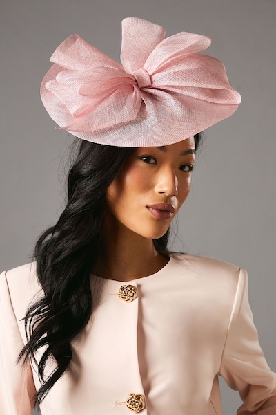 Coast Layered Bow Detail Fascinator Blush