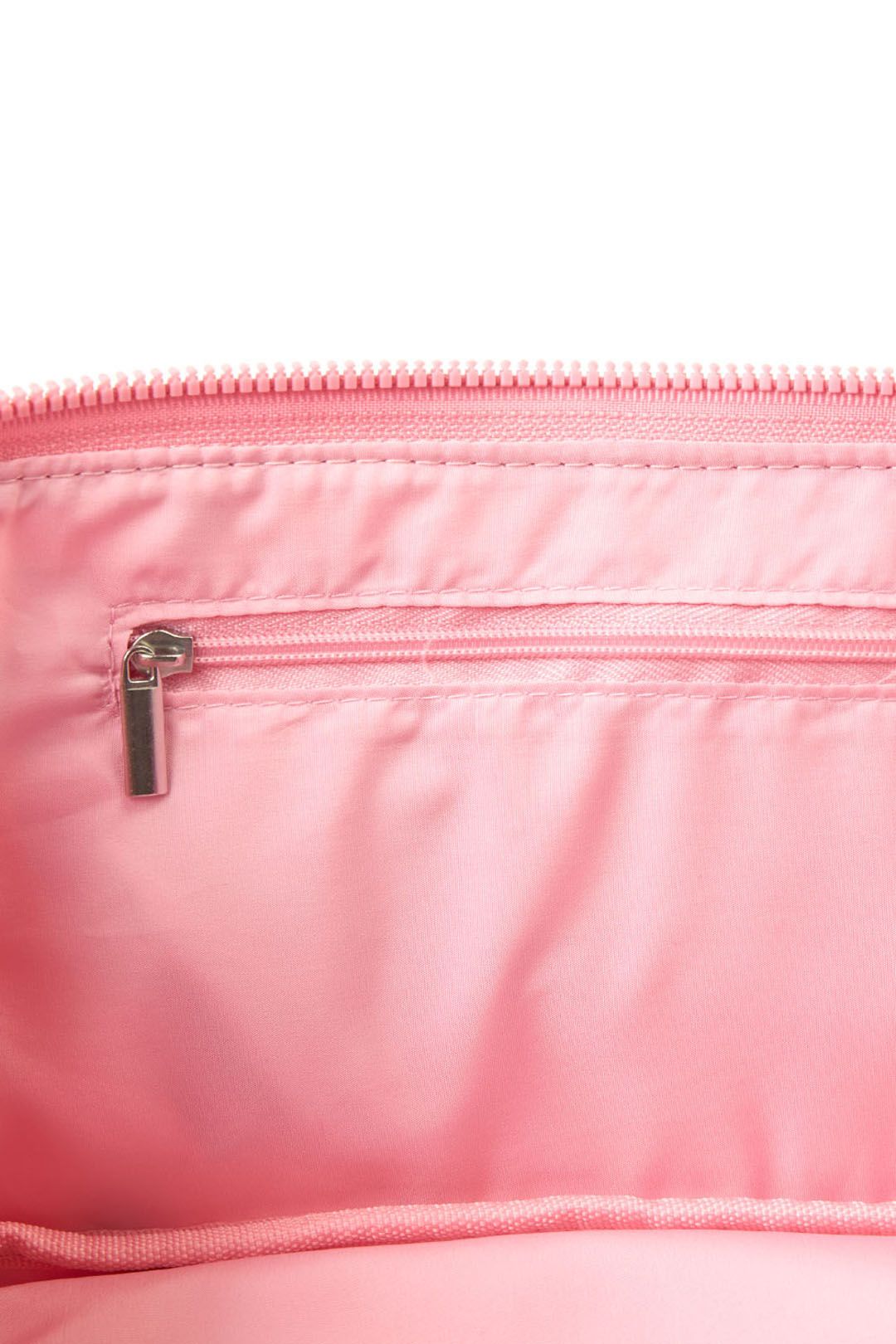 The Flat Lay Co Makeup Box Bag - Ditsy Cherries Pink Embroidered Velvet Multi image 6