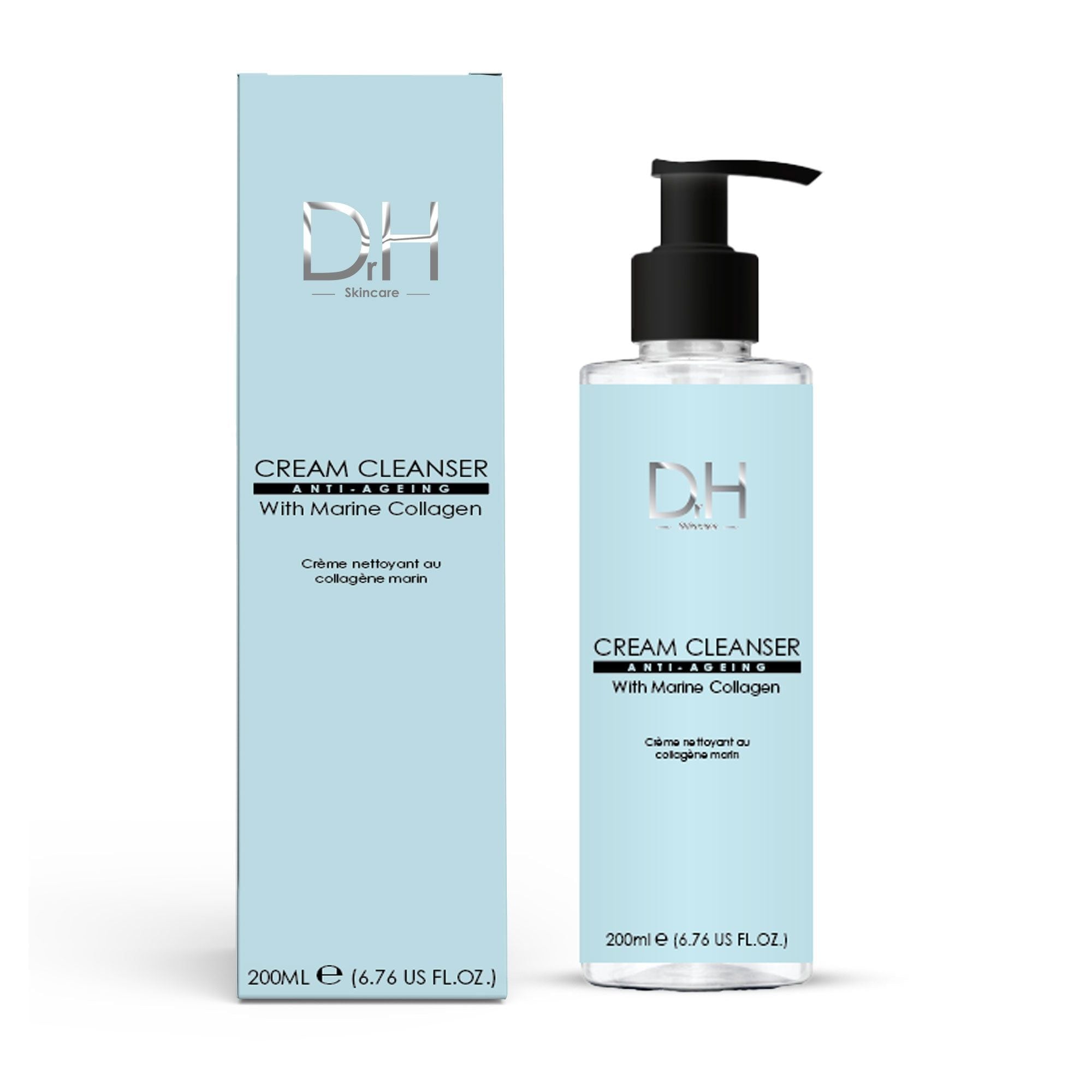 Dr H Cream Cleanser with Marine Collagen 200ml image 2