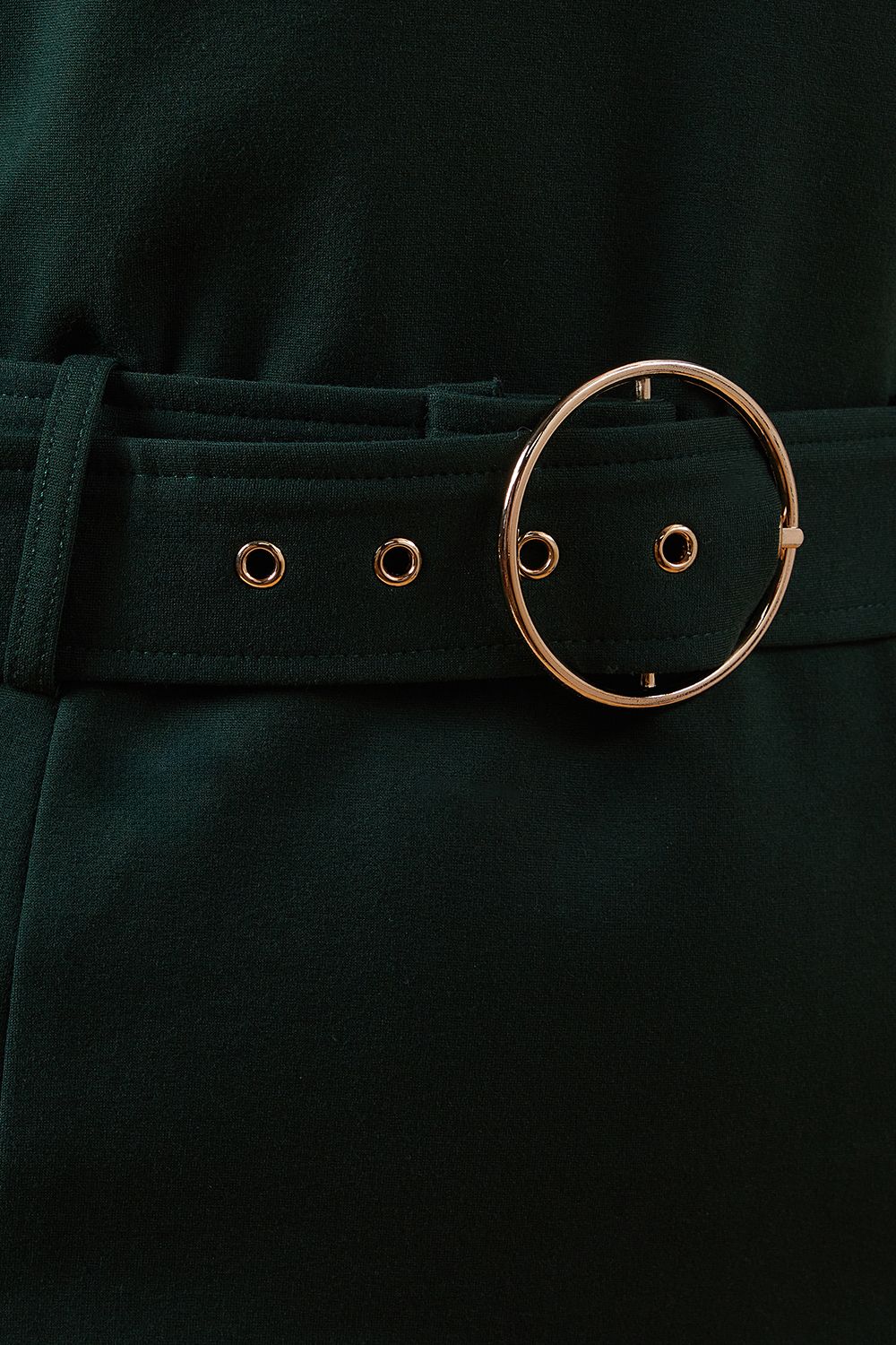 Oasis Ponte Belted Mini Dress Forest image 5