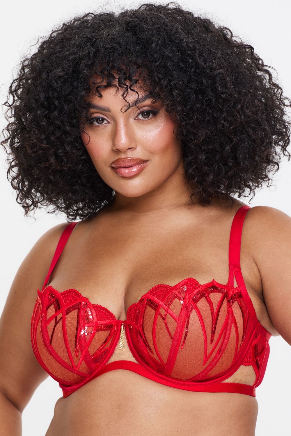 Ann Summers Desiring Decadence Non Padded Balcony Bra image 3