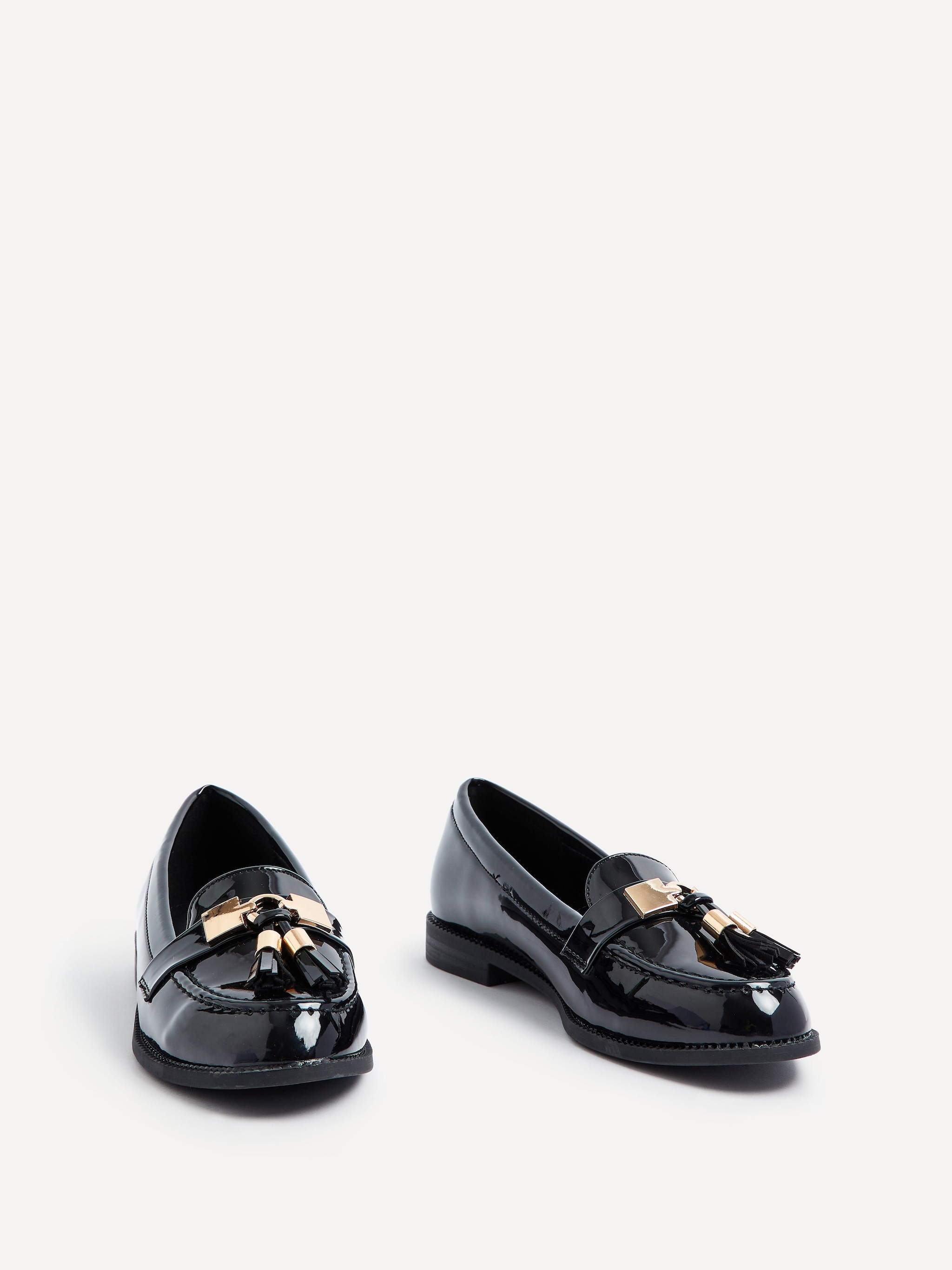 Linzi Tonia Black Patent Classic Loafer image 3