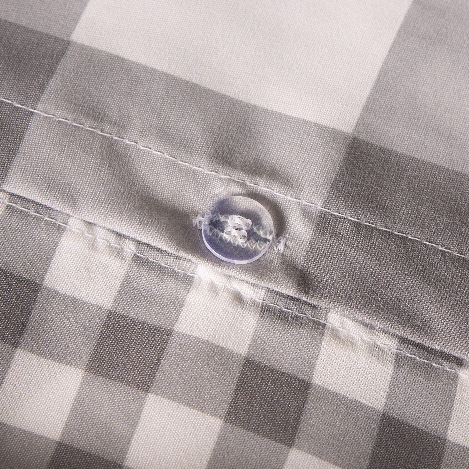 OHS Gingham Reversible Bedding Set Duvet Cover with Pillowcase image 7