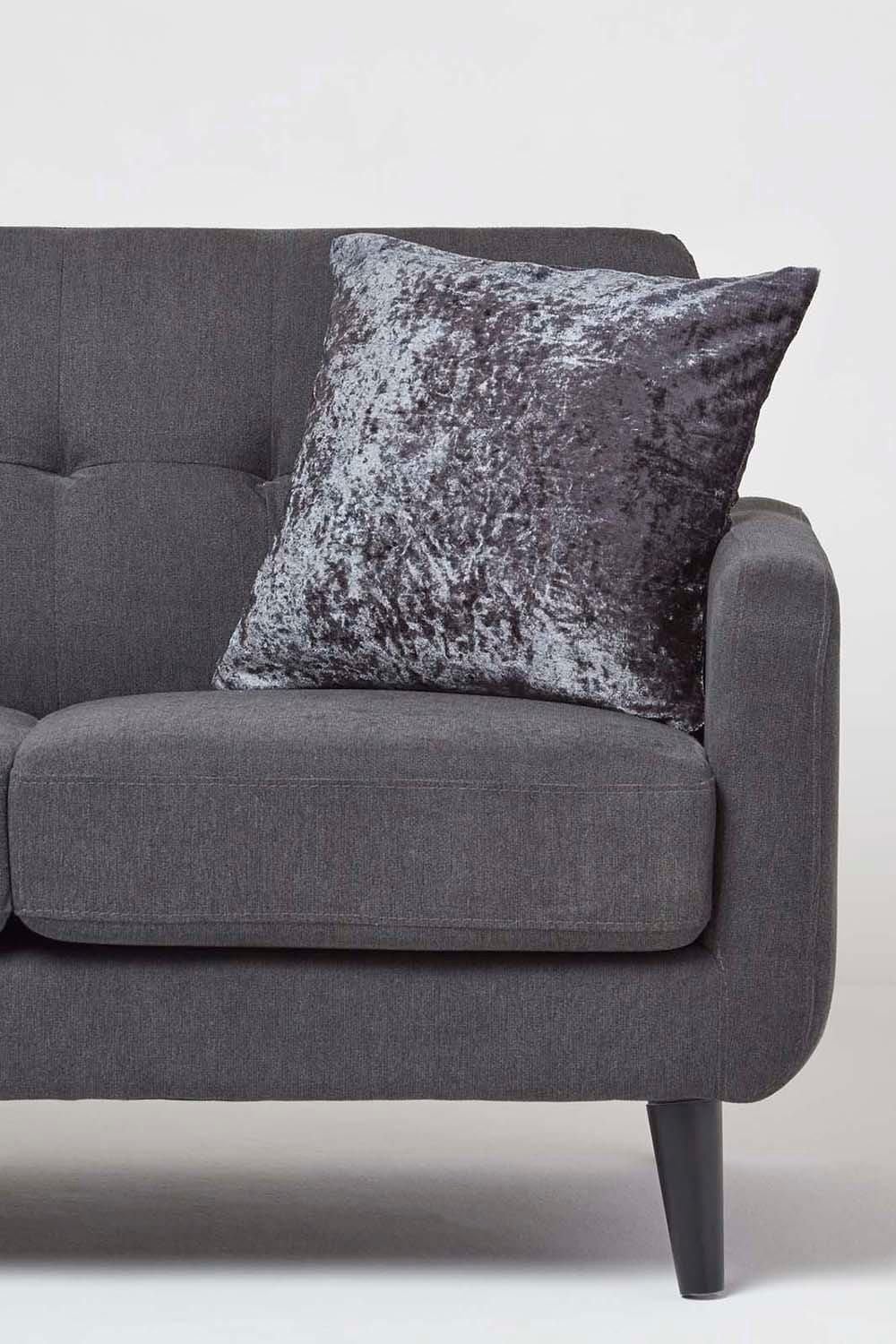 Homescapes Luxury Crushed Velvet Cushion Cover image 2