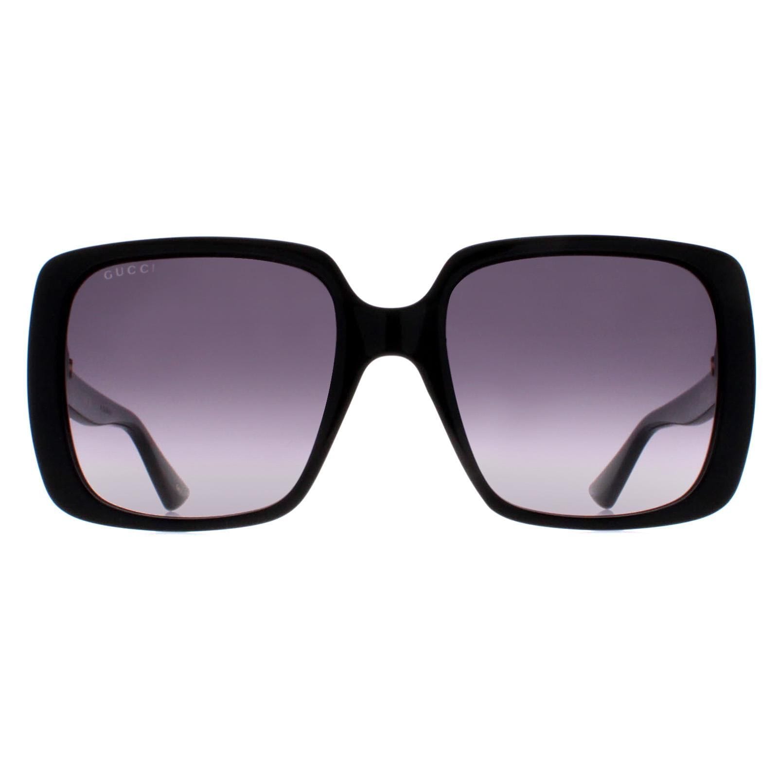 Gucci Square Black Grey Gradient GG0632S image 1