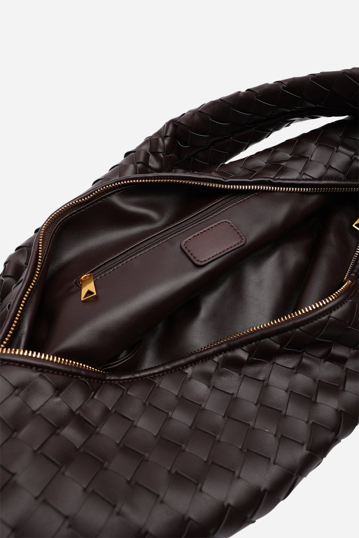 Where's That From 'Aqua' Knotted Strap Woven Shoulder Bag image 3