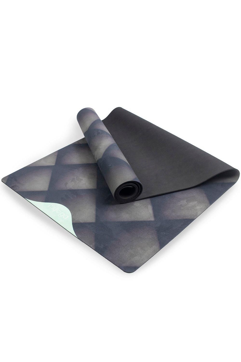 Myga Black Luxurious Vegan Suede Yoga Mat image 3