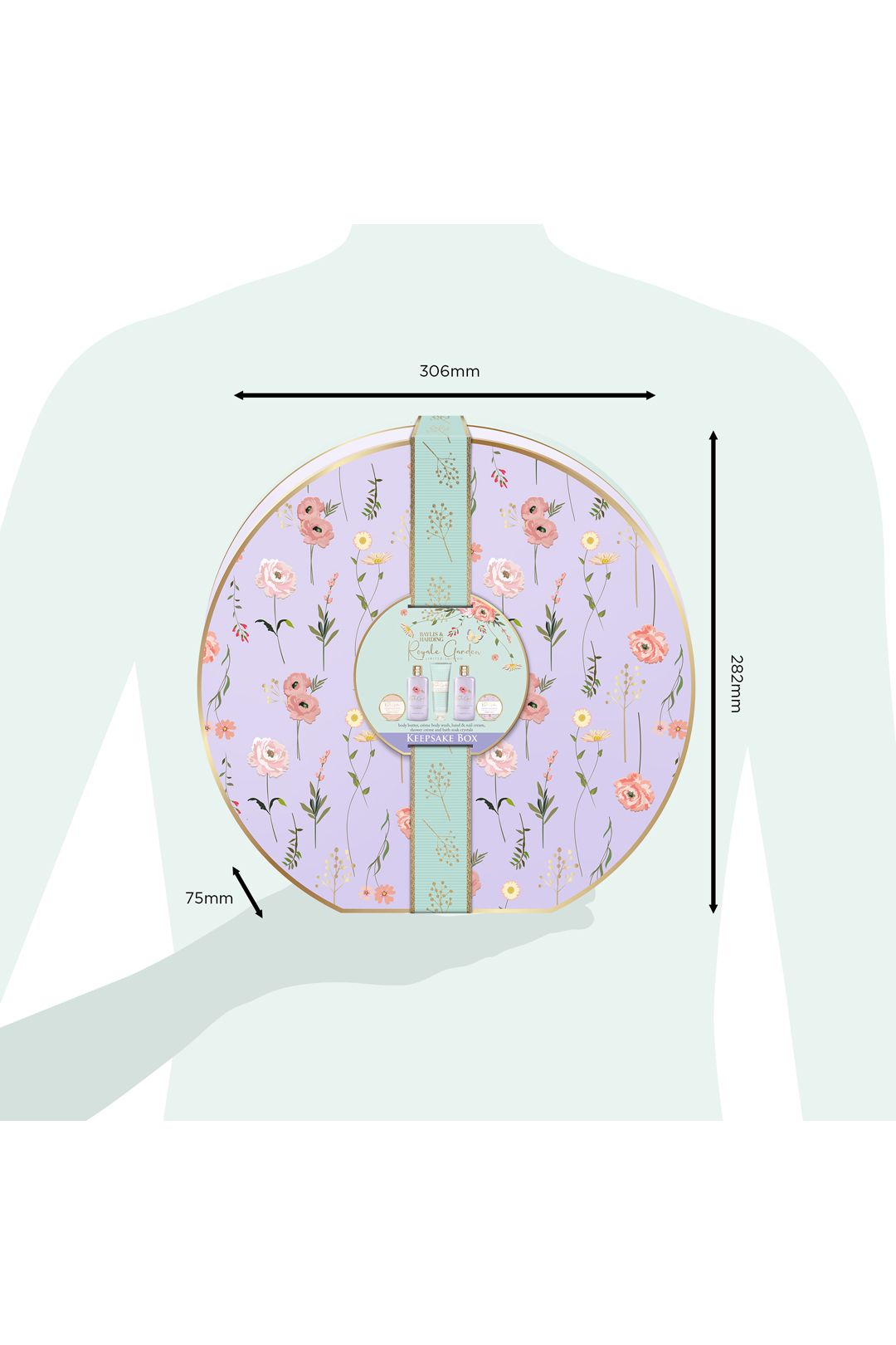 Baylis & Harding Royale Garden Luxury Hat Box Gift Set Multi image 7