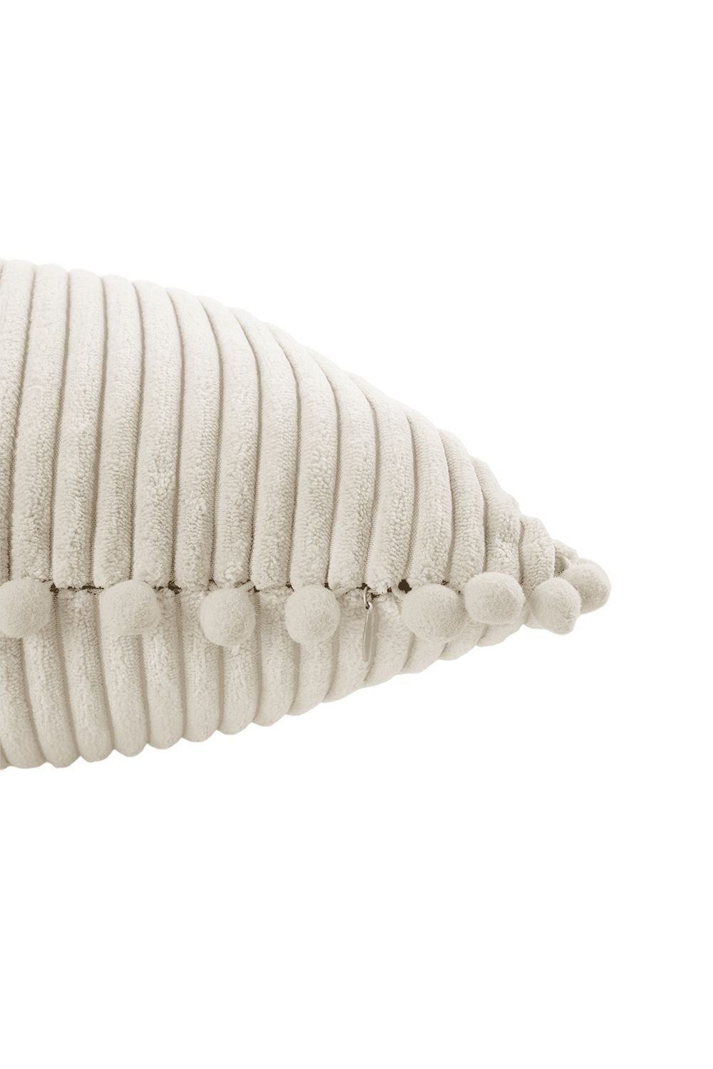 Living and Home Polyester Cushion Cover with Pom-Pom Trim image 8