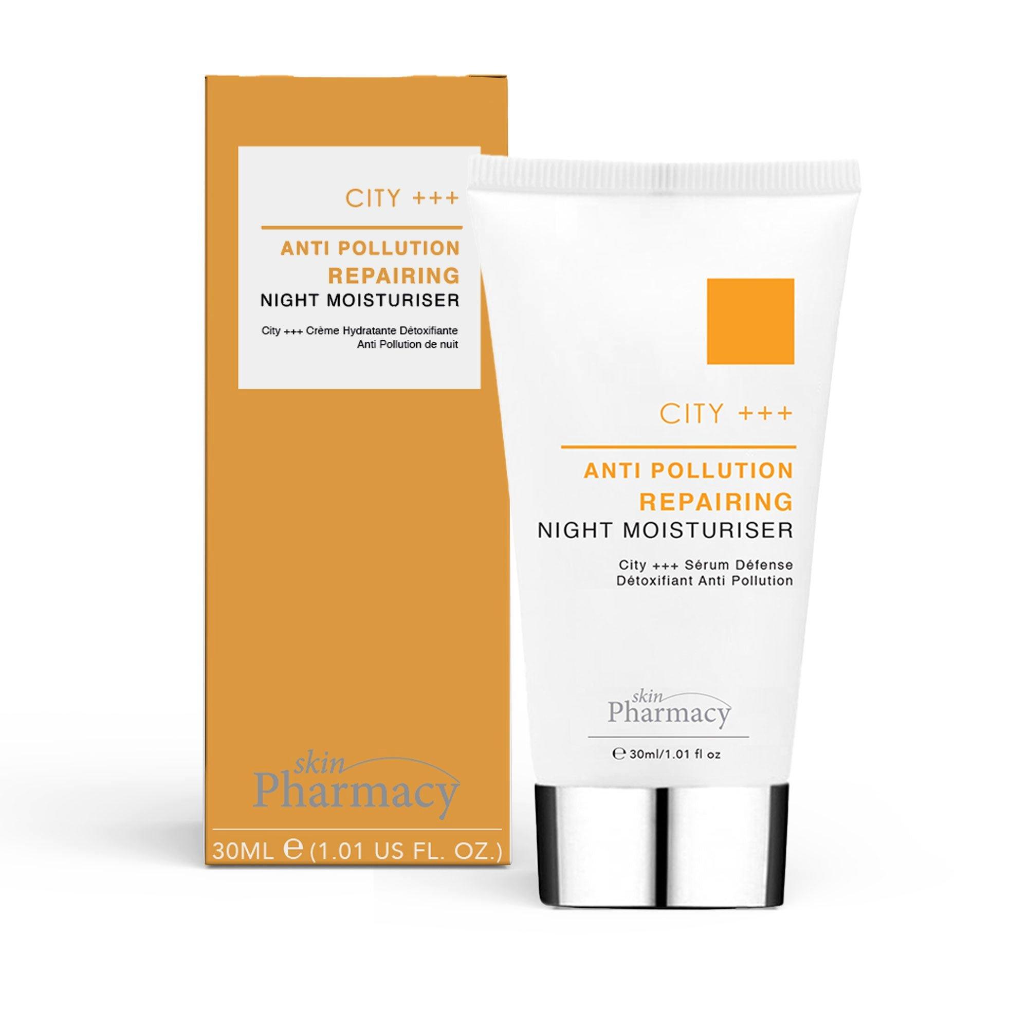 skinPharmacy City +++ Anti-Pollution Repairing Night Moisturiser 30ml Twin Value Savings Pack image 2