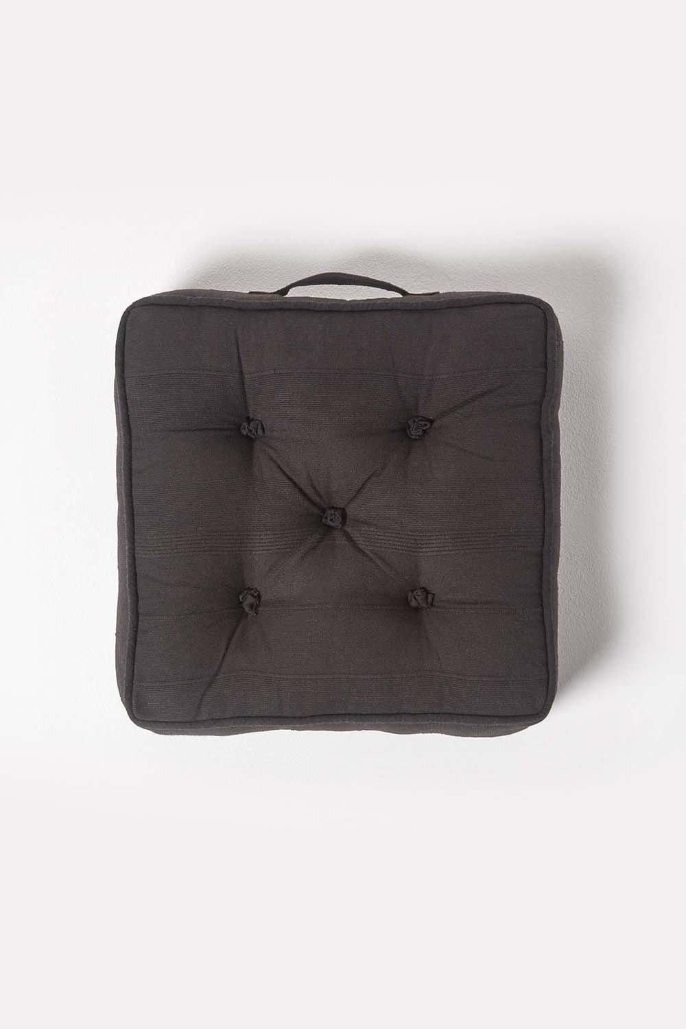 Homescapes Rajput Ribbed Cotton Floor Cushion image 3