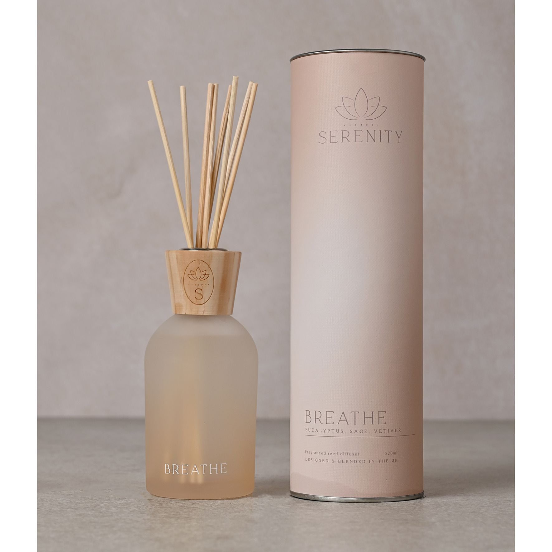 Serenity Breathe Diffuser 220ml Eucalyptus, Sage & Vetiver image 2
