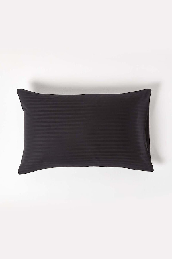 Homescapes Egyptian Cotton Satin Stripe Housewife Pillowcase 330 TC