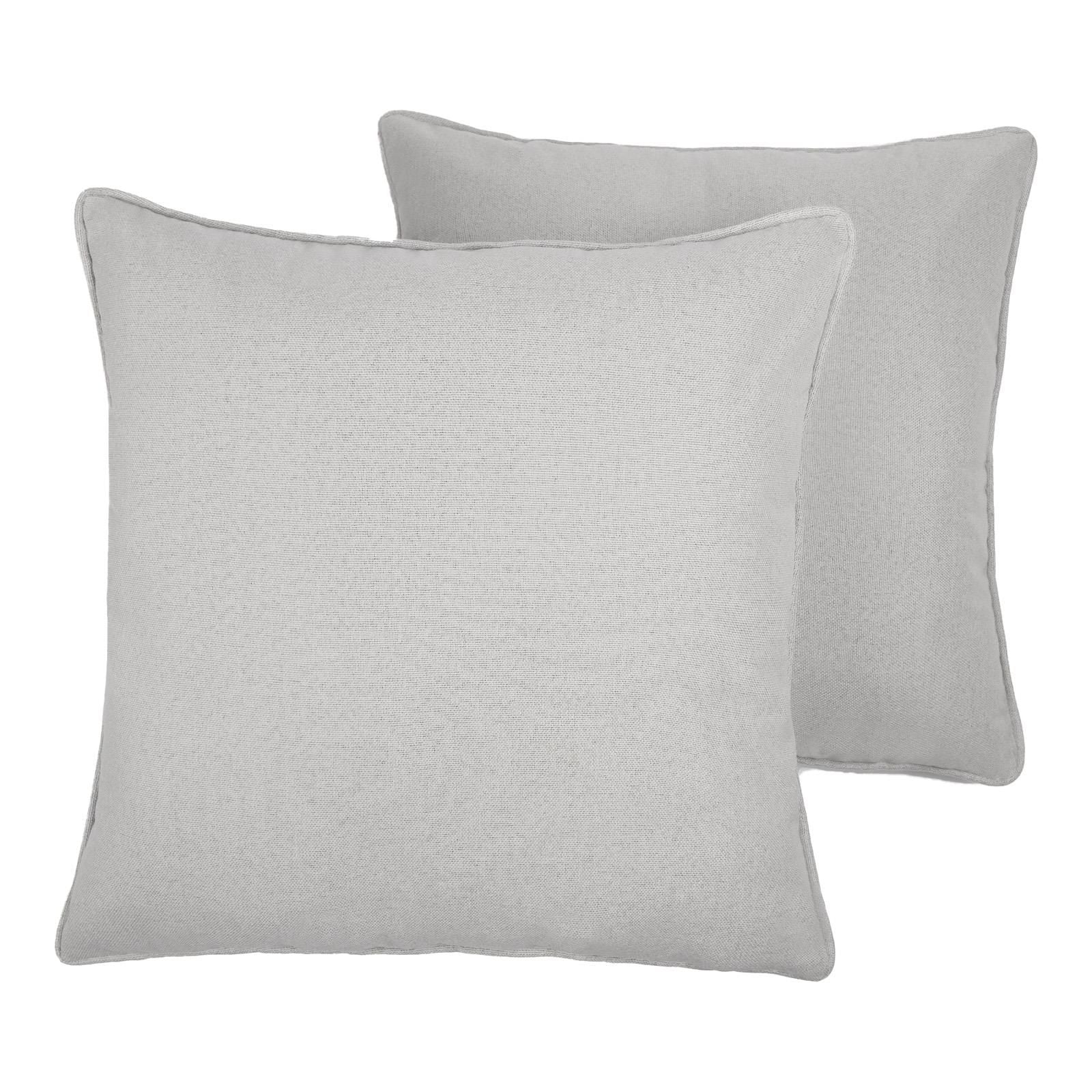OHS 2 Pack Woven Texture Cushion Covers Home Decor Set image 1