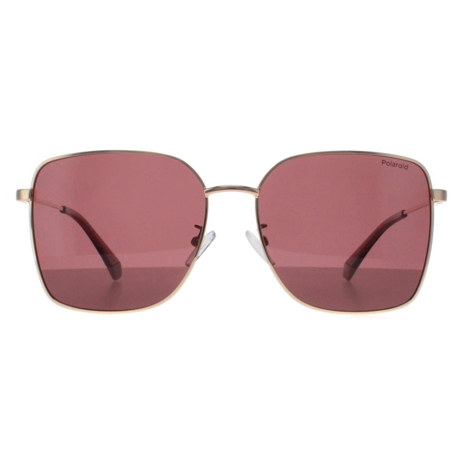 Polaroid Square Gold Burgundy Violet Polarized PLD 4158/G/S/X image 1