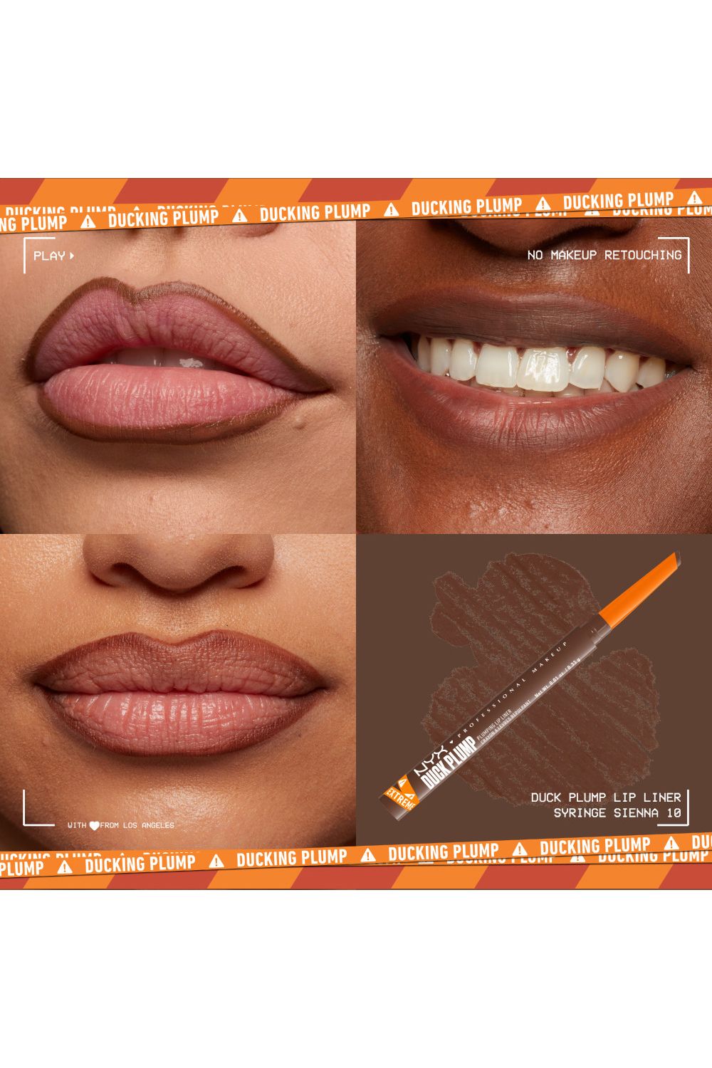 NYX Professional Makeup Duck Plump Plumping Lip Liner 0.33g Syringe Sienna image 4