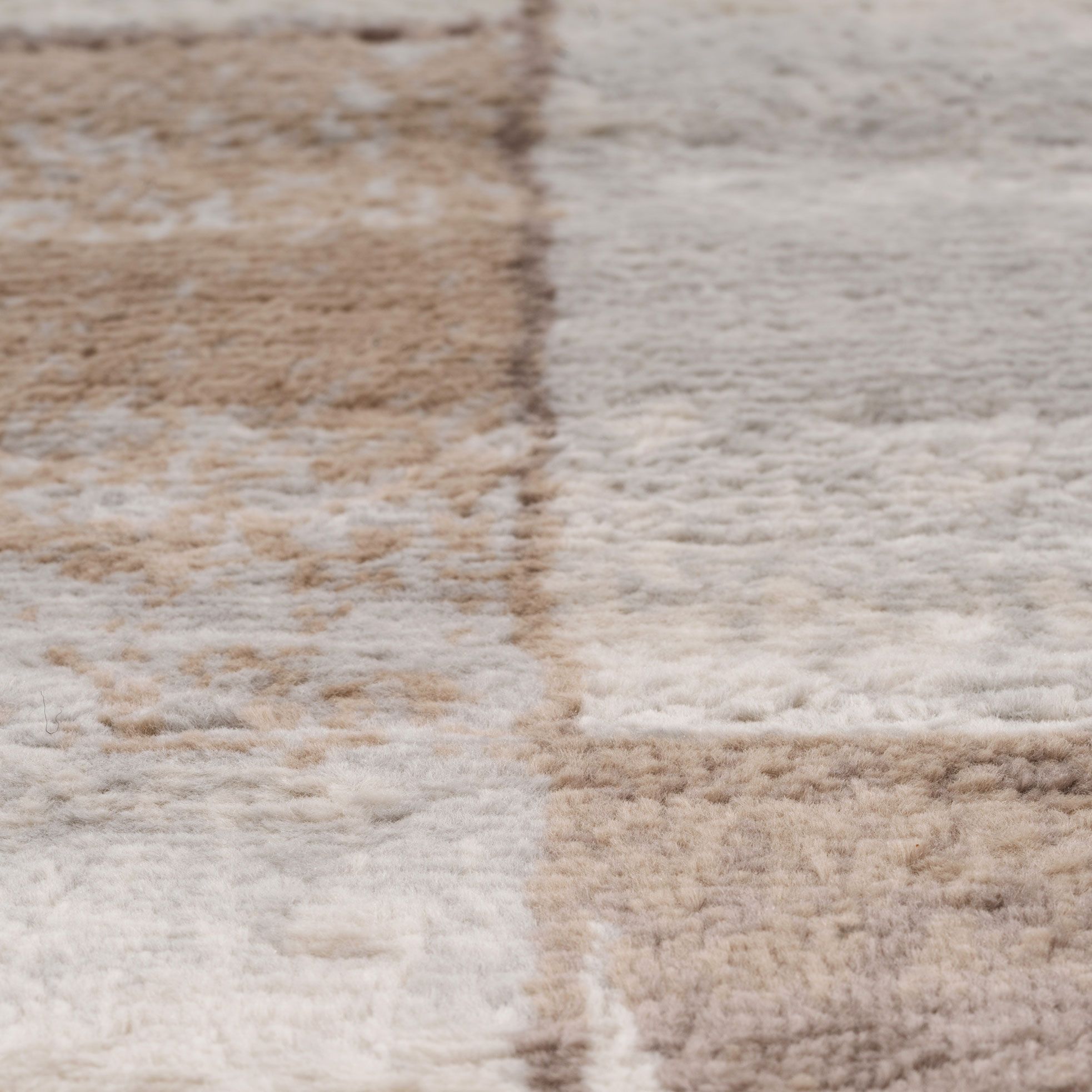 Kukoon Natural Beige Retro Geometric Living Area Rug image 5