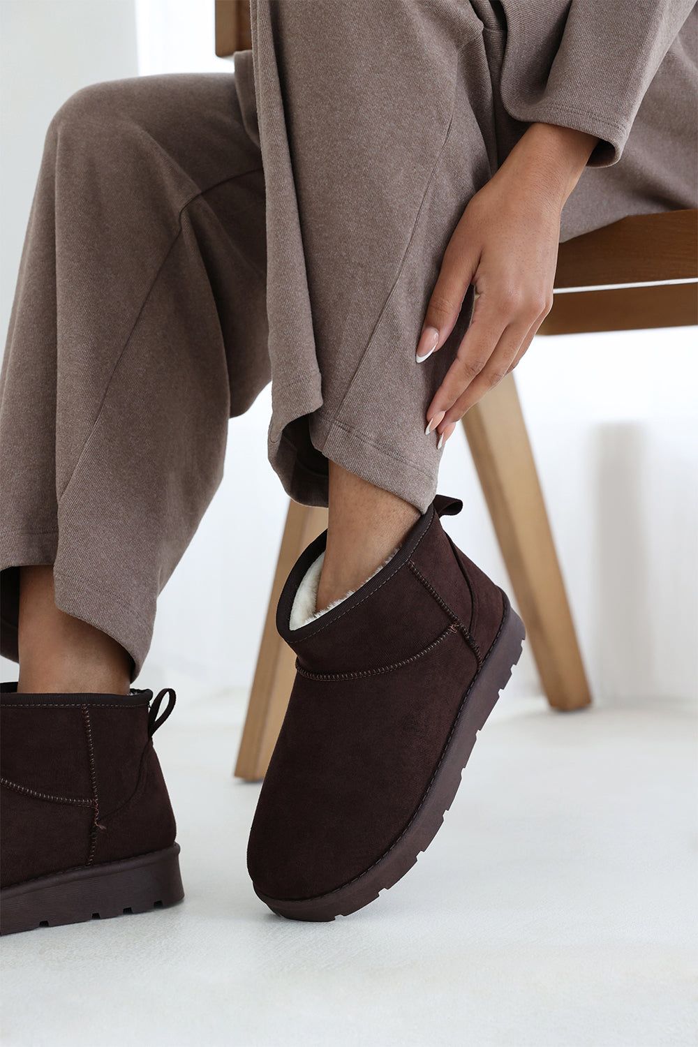 Where's That From 'Pine' Faux Fur Lining Ankle Boots image 1