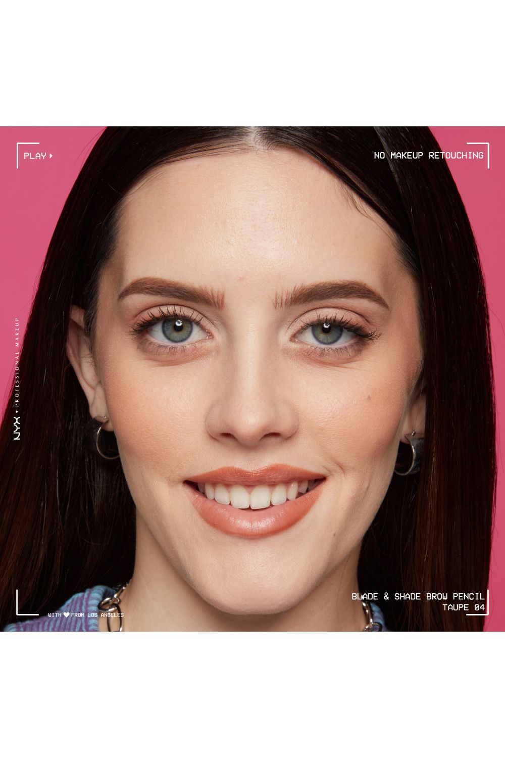 NYX Professional Makeup Blade & Shade, Nano Brow Mechanical Pencil 0.06g Taupe image 4