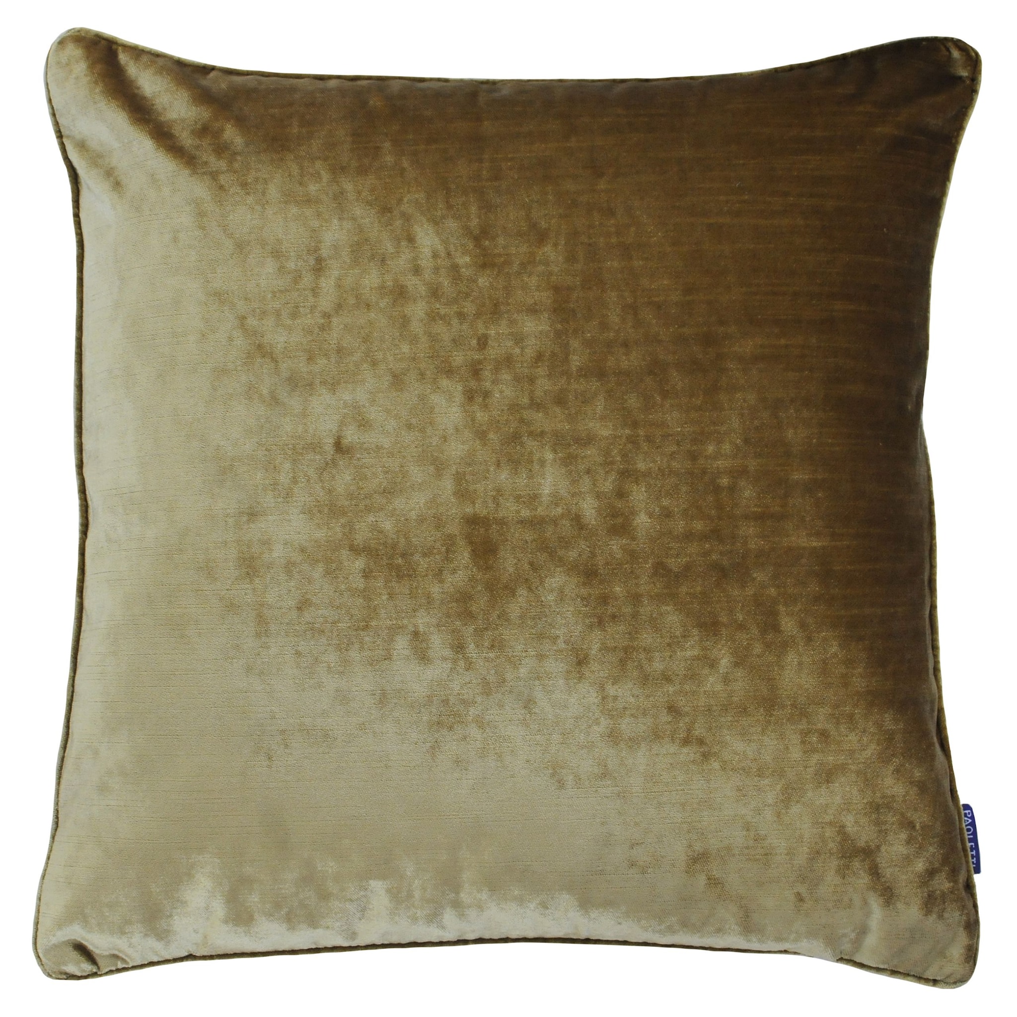 Paoletti Luxe Velvet Piped Cushion image 2
