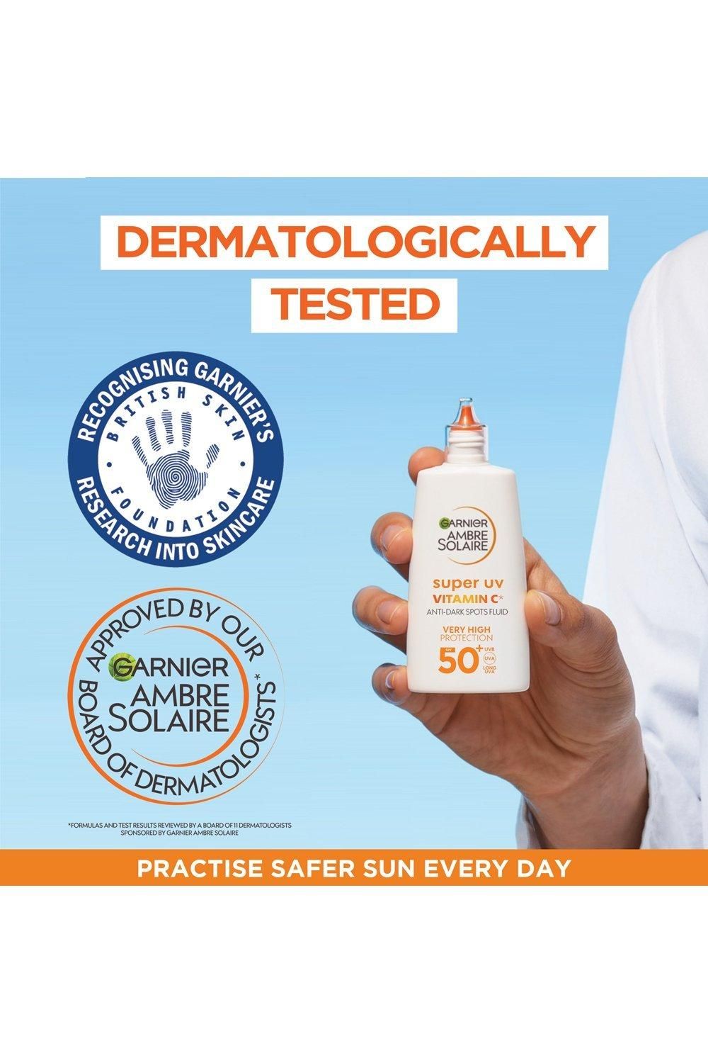 Garnier Ambre Solaire Super UV Vitamin C Facial SPF50 Fluid Multi image 5