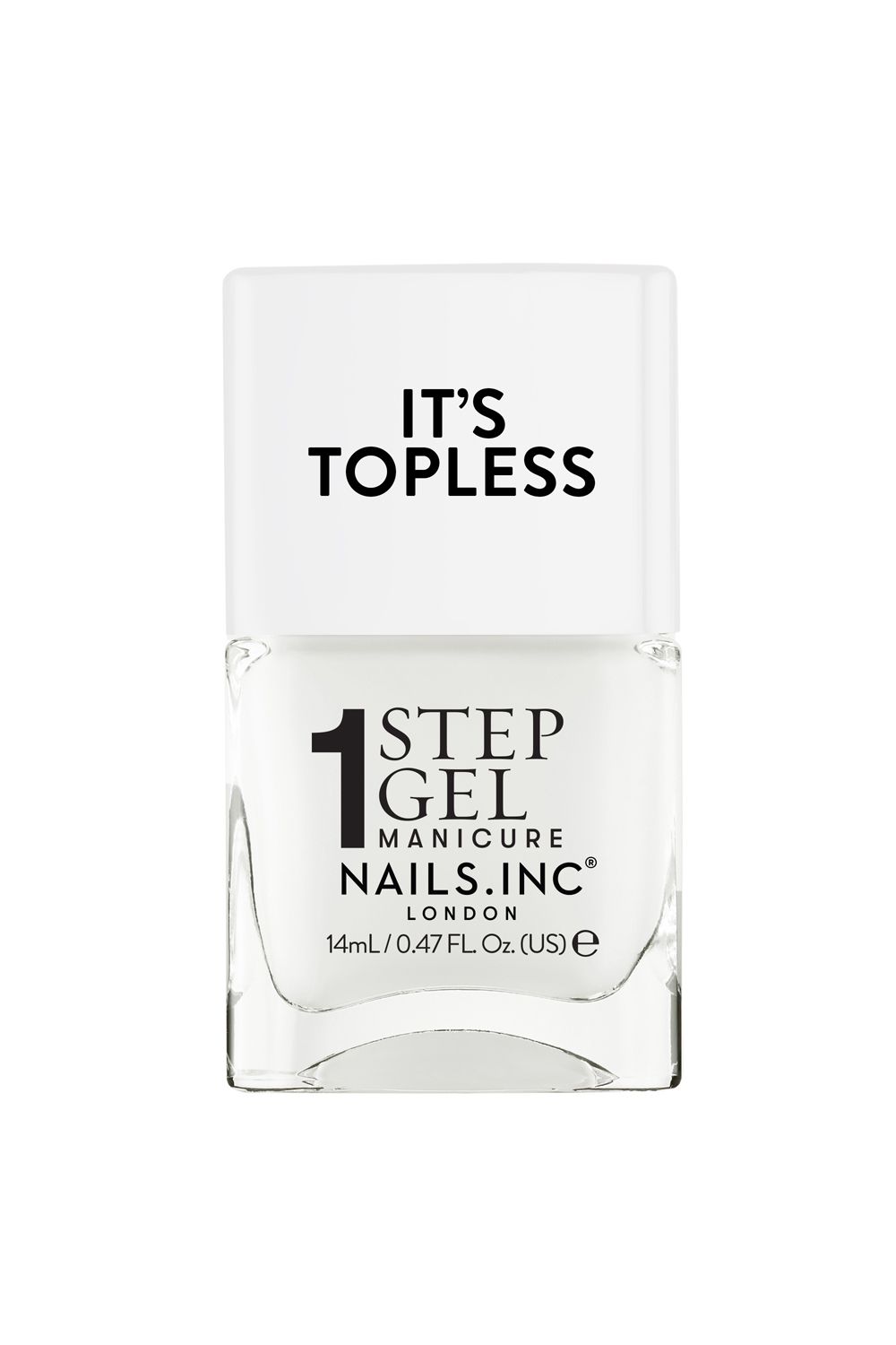 Nails Inc Topless Nail Varnish 14ml Emma image 1