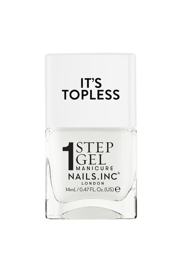 Nails Inc Topless Nail Varnish 14ml Emma